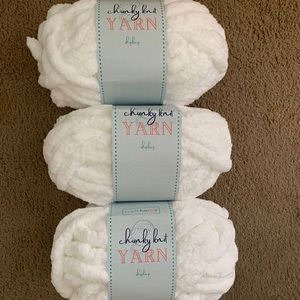 3 Skeins of Craft Happy Chunky Knit Yarn Jumbo 7
